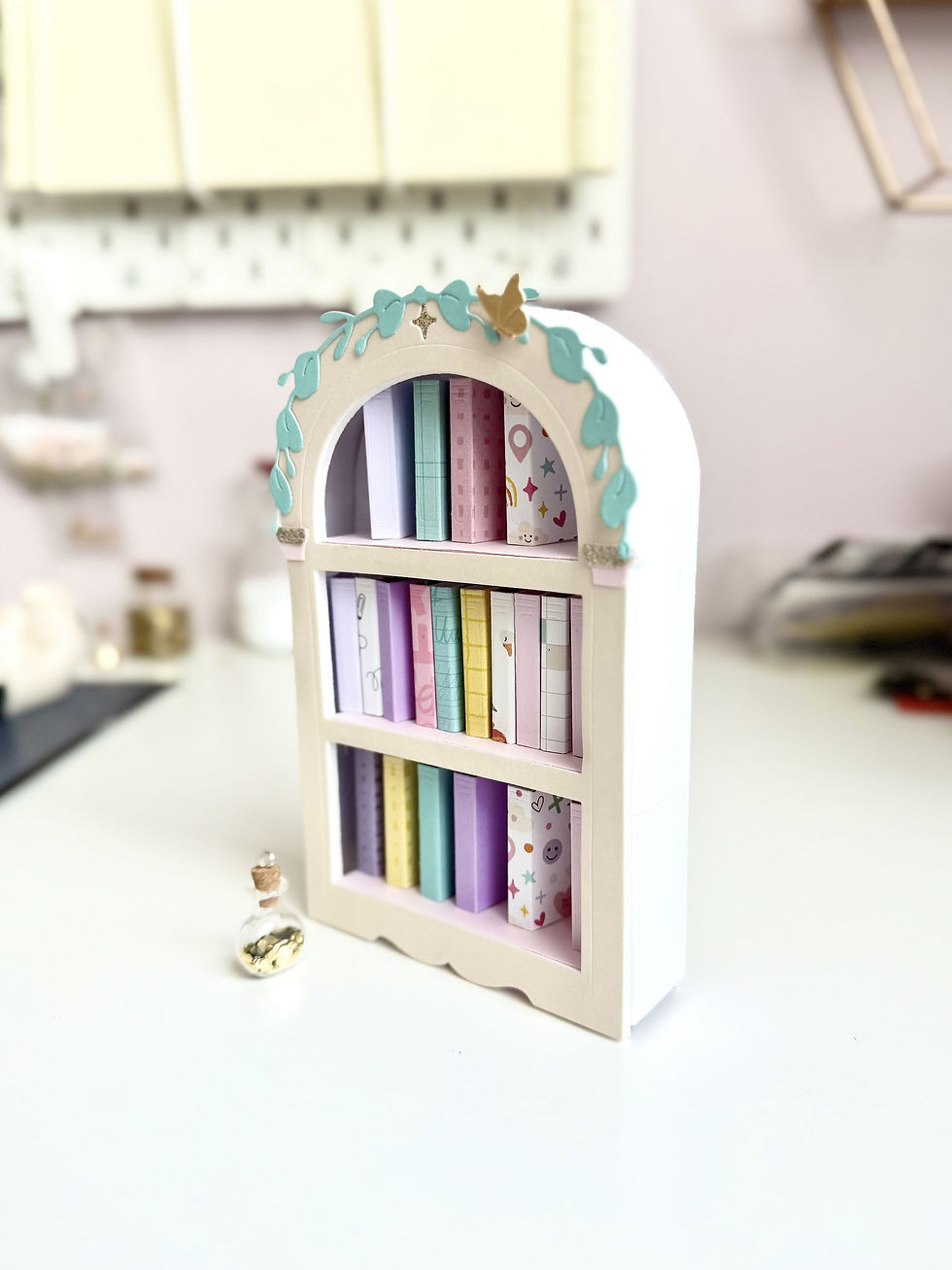 Miniature : Set de dies Livres et décos bibliothèque enchantée