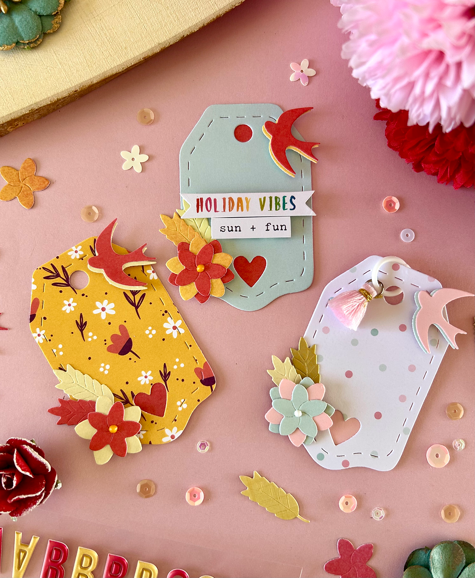 Miniature : Set de dies Etiquette Romance