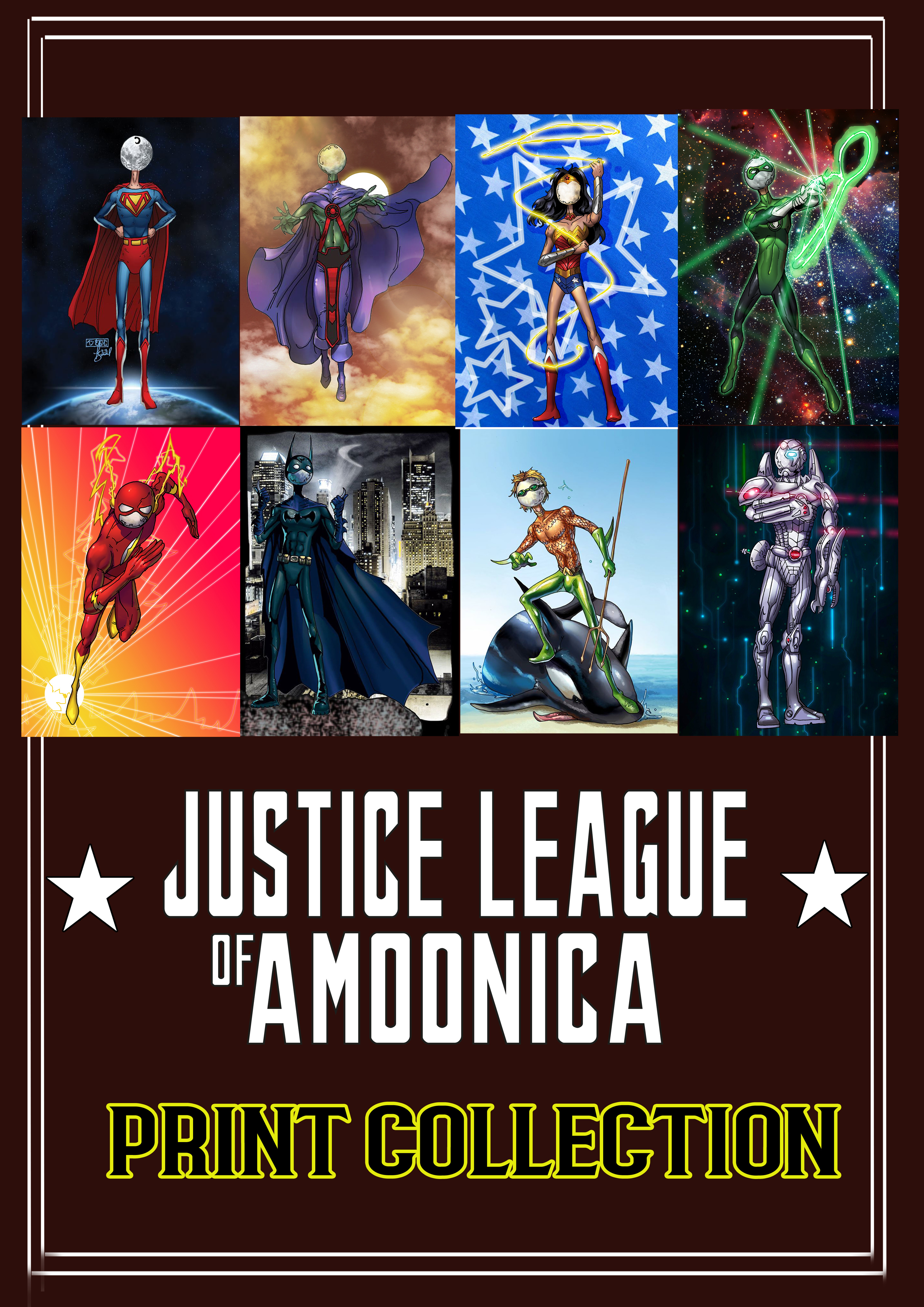 Justice League of Amoonica Print Collection