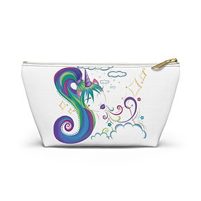 Unicorn Girl Accessory Pouch w T-bottom