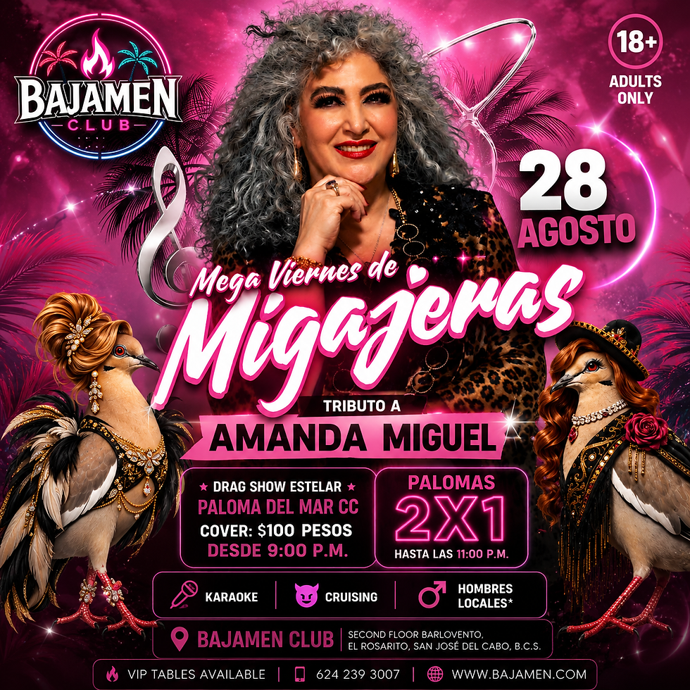 Viernes de Migajeras: Amanda Miguel Tribute 🇲🇽 featuring Paloma del Mar CC