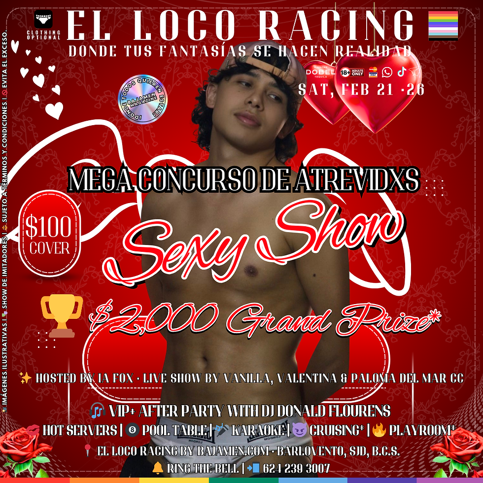 Mega Concurso de Atrevidxs – Sexy Show Edition