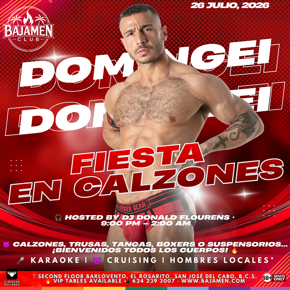 Domingei Fiesta en Calzones with DJ Donald Flourens