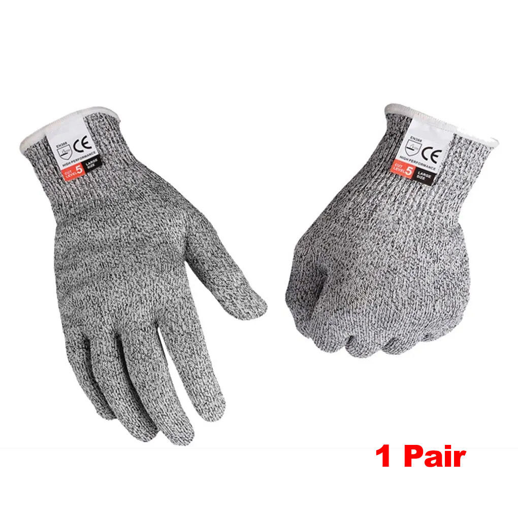 HPPE Level 5 Safety Anti Cut Gloves High-strength Industry Kitchen Gardening An