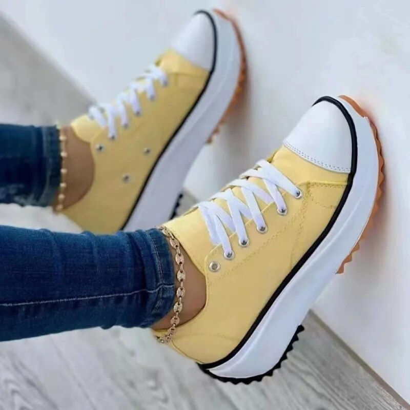 الصورة المصغرة: 2023 New Fashion Summer Women Casual Shoes Plus Size Sneakers For Women Platfor