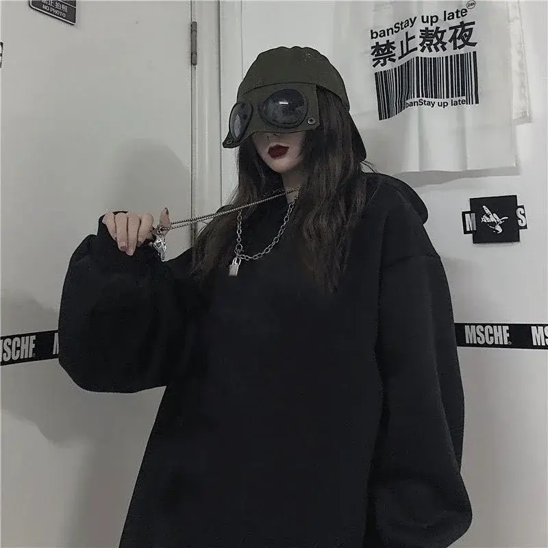 Thumbnail: Autumn Winter fleece Hip Hop Hoody Male Brand Casual Tops Hoodies Sweatshirts m