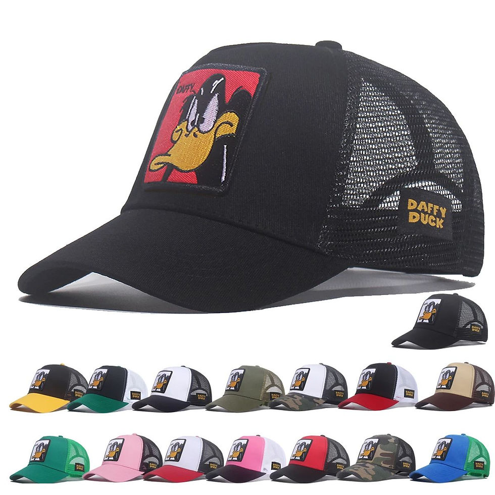 Thumbnail: Animals Cartoon Embroidery Patch  Baseball Cap Men Trucker Hat  Women Snapback 
