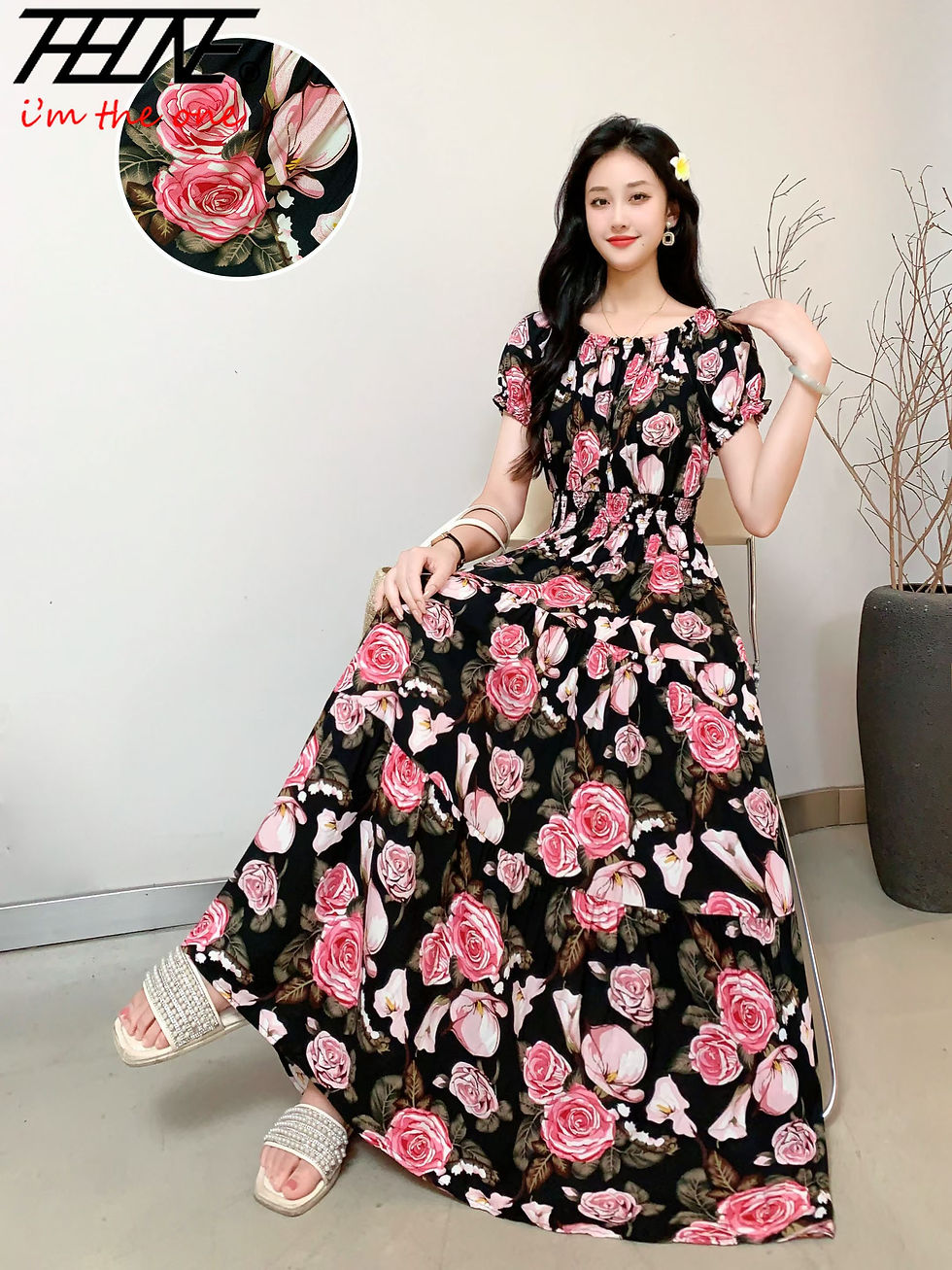 Thumbnail: New Summer Indian Dress Women 2024 Clothes Vestidos Para Mujer Boho Long Vintag
