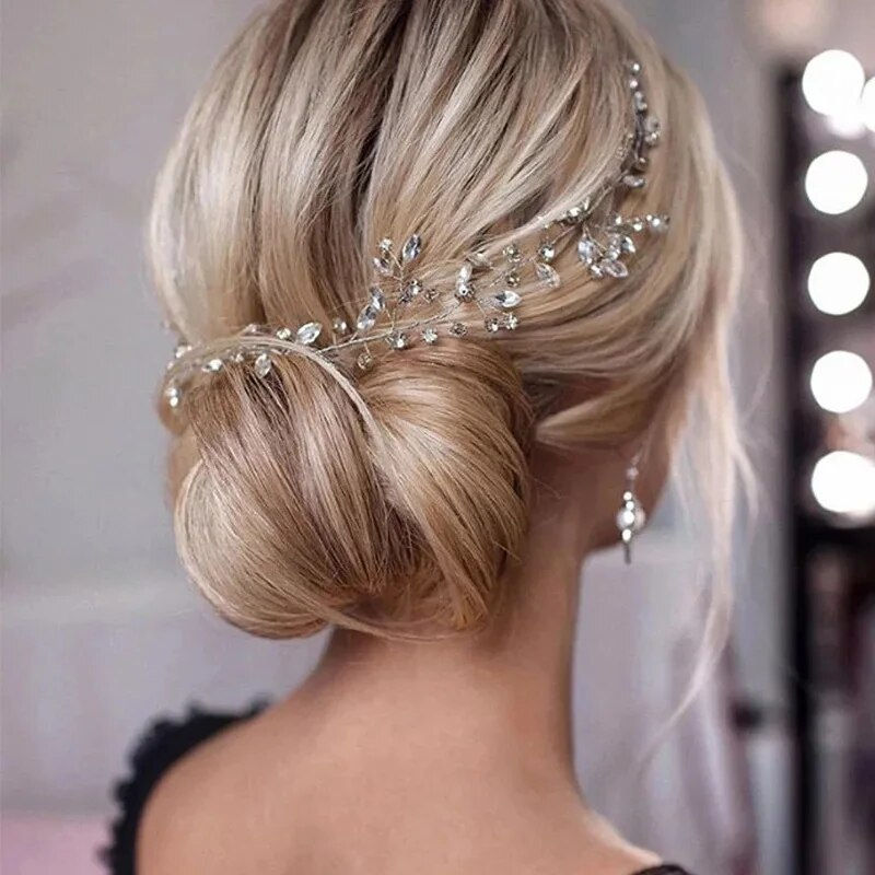 Miniatura: Crystal Wedding Hair Combs Miraculous Women Headbands Accessories Flower Bridal