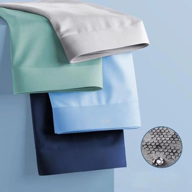 Pikkukuva: Men's Panties Boxers Ice Silk Man Underwear Boxer Graphene Men Underpants Breat