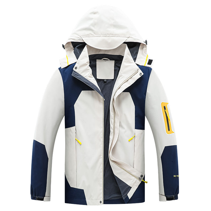 Thumbnail: Men's Autumn Jacket Camping Hiking Windproof Windbreaker Mens Waterproof Hooded