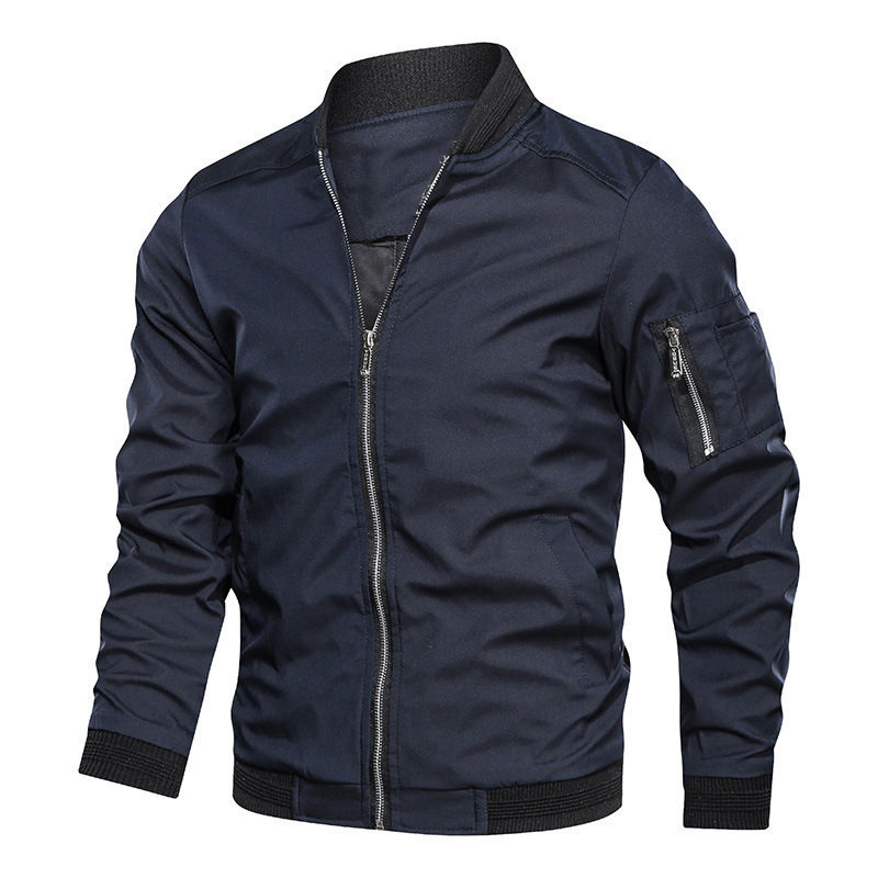 Minijatura: DIMUSI Spring Men's Bomber Jacket Casual Men Men's Lightweight Sportswear Jacke