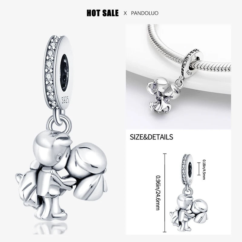 Thumbnail: 2024 New in Hot Sale Original Charm Beads Fit Pandora Bracelet For Women 925 Si