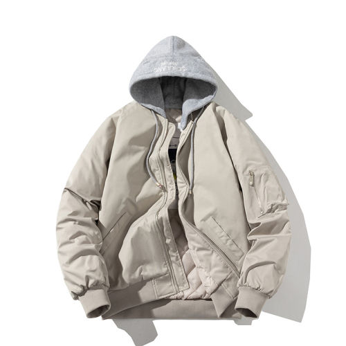 Thumbnail: Autumn Winter Pilot Jacket Military Solid Ma1 Bomber Jacket Men Women American 