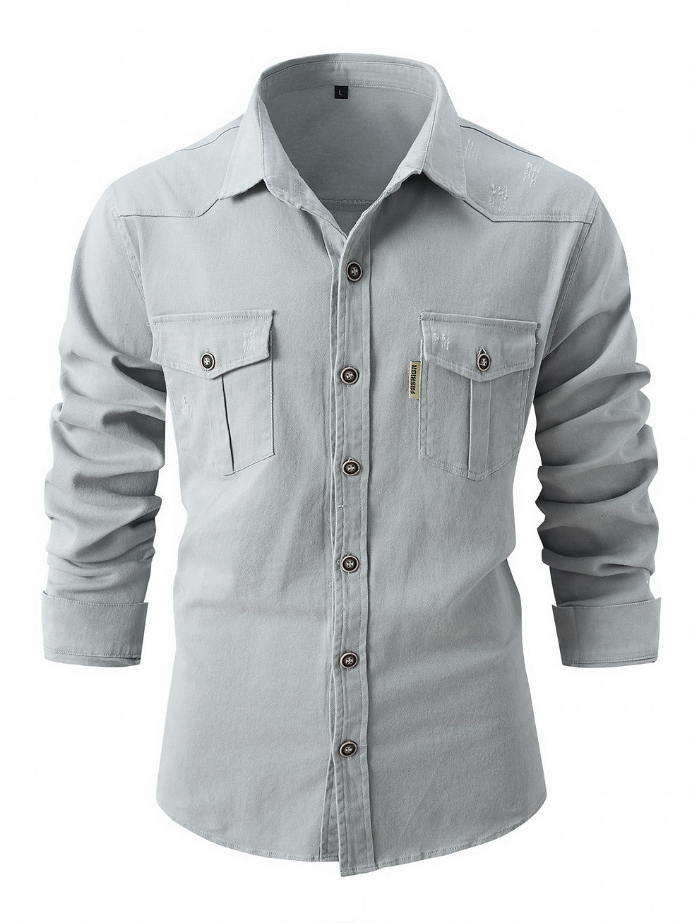 Thumbnail: Men's new fashion autumn/Winter casual jacket British style lapel button anti-p