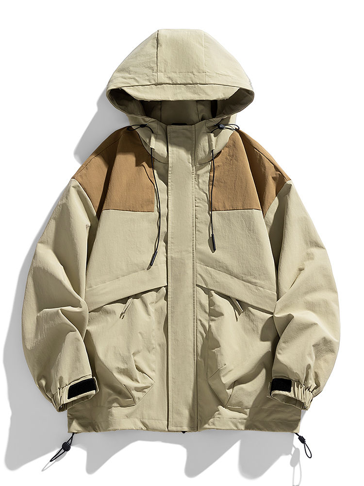 Thumbnail: Spring Autumn Casual Jacket Men/Women Korean Fashion Patchwork Outdoor Unisex C