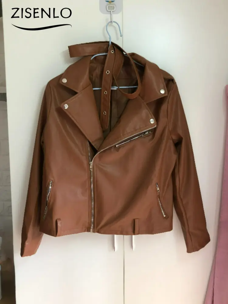 Thumbnail: Jacket Woman New Pu Leather Clothes Autumn/Winter Are Slim Leather Jacket Women