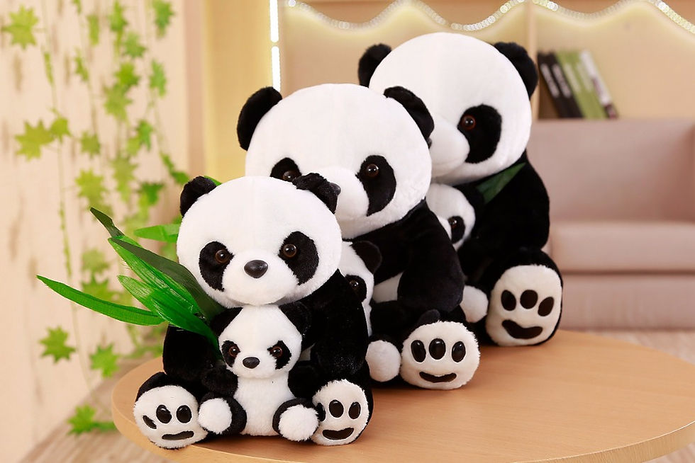 Miniaturebillede: New Plush Panda Toys Cute Stuffed Animal Doll Mother And Son Toy Gift for Child