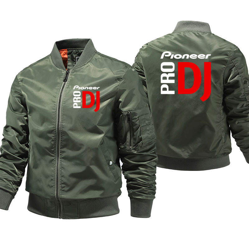 Thumbnail: Pioneer Pro DJ Windbreaker Pilot Coat Men's Bomber Jackets Male Clothes Streetw