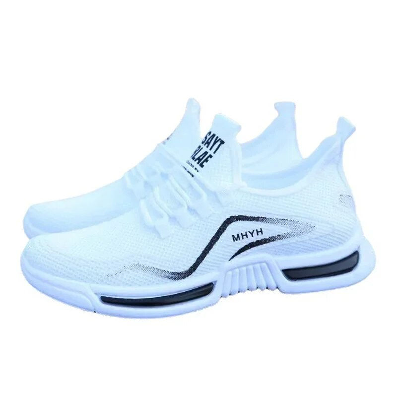 Thumbnail: Men Shoes Casual Yez Fashion Sneakers Slip on Male Sport Running Shoes Breathab