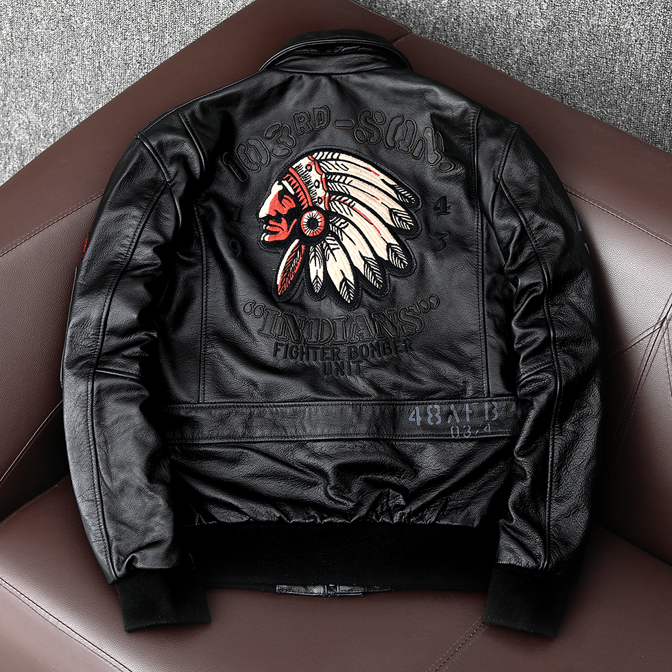 Thumbnail: New Military Jacket Men's Vespa Motorcycle Ma1 Aviator Pilot Air Man Jacket Thi