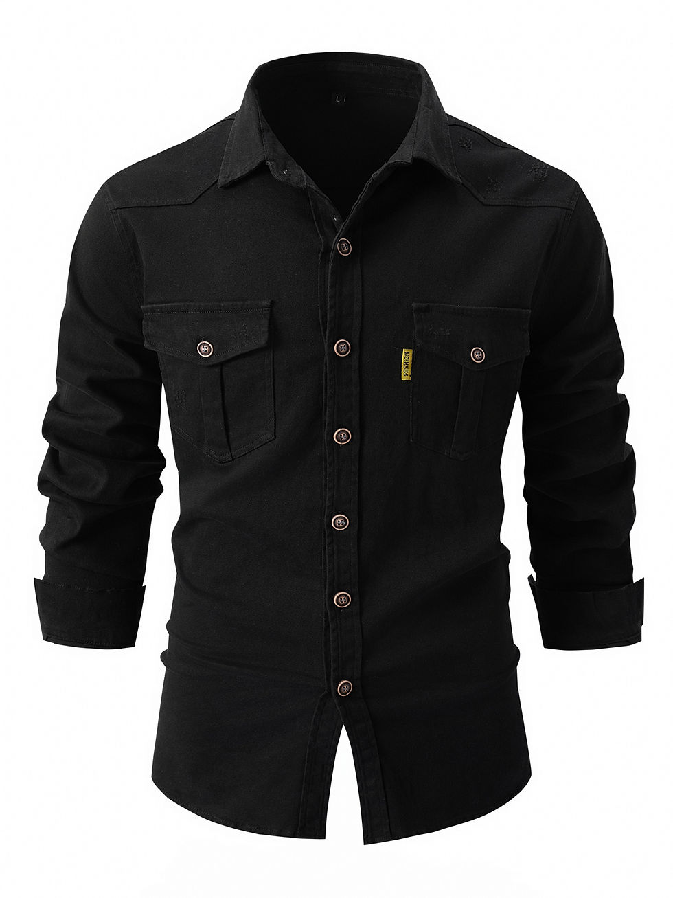Miniaturebillede: Men's new fashion autumn/Winter casual jacket British style lapel button anti-p