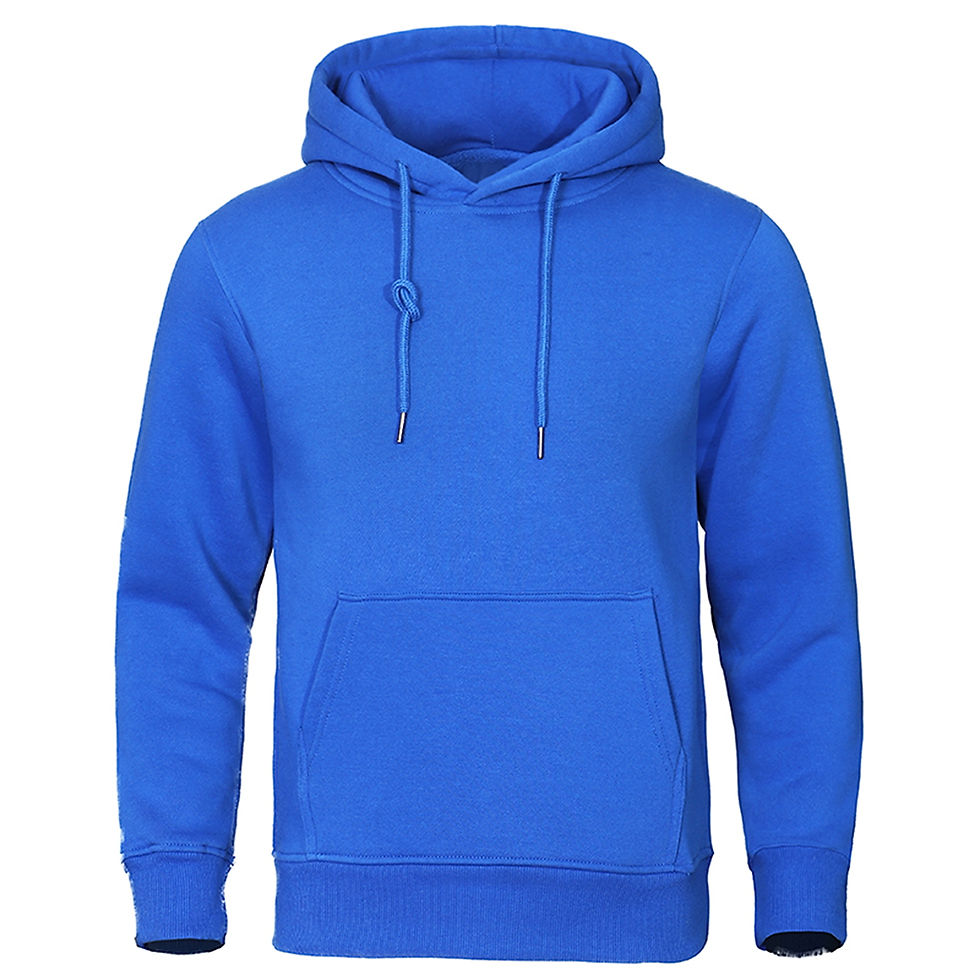 Thumbnail: Solid Color Men Hoodies Fleece Warm Mens Sweatshirt Fashion Streetwear Casual M