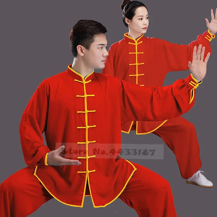 ภาพขนาดย่อ: Clothing Loose Chinese Traditional Tang Suit Kung Fu Clothes Retro Oriental Uni