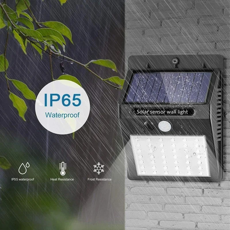 Miniaturbild: LED Solar Light 30/100 LEDs Wireless Motion Sensor Light Waterproof Solar Outdo