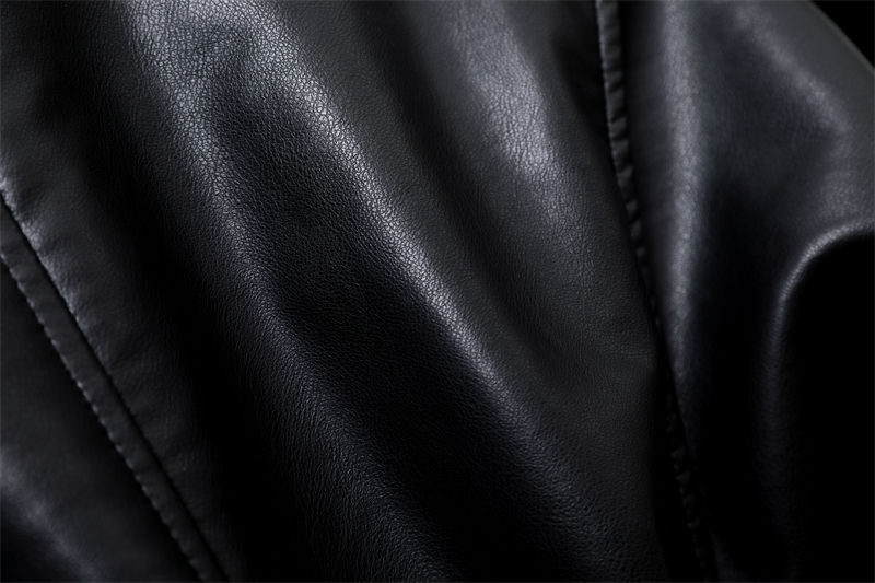 الصورة المصغرة: ZVRI 2023 new women's motorcycle leather PU imitation leather loose Osaka jacke