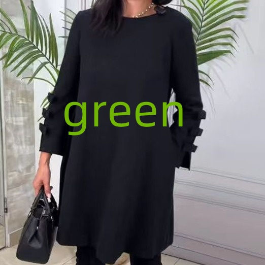 Thumbnail: Women's Polyester Skirt Fashionable Half-length Skirt Village Color