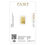 Thumbnail: 1 gram Gold Bar PAMP Suisse Lady Fortuna Veriscan .9999 Fine (in Assay)