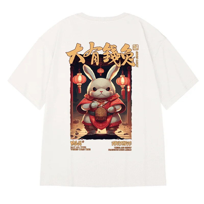 ภาพขนาดย่อ: ZAZOMDE Men Streetwear Chinese Character Tshirt Graphic T-Shirt Cotton 2023 Har