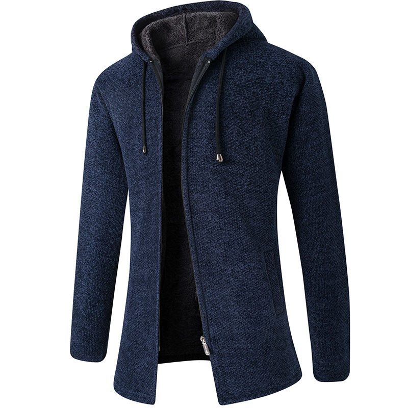 Thumbnail: Plus cashmere cardigan coat sweater male Korean version of the trend in autumn 
