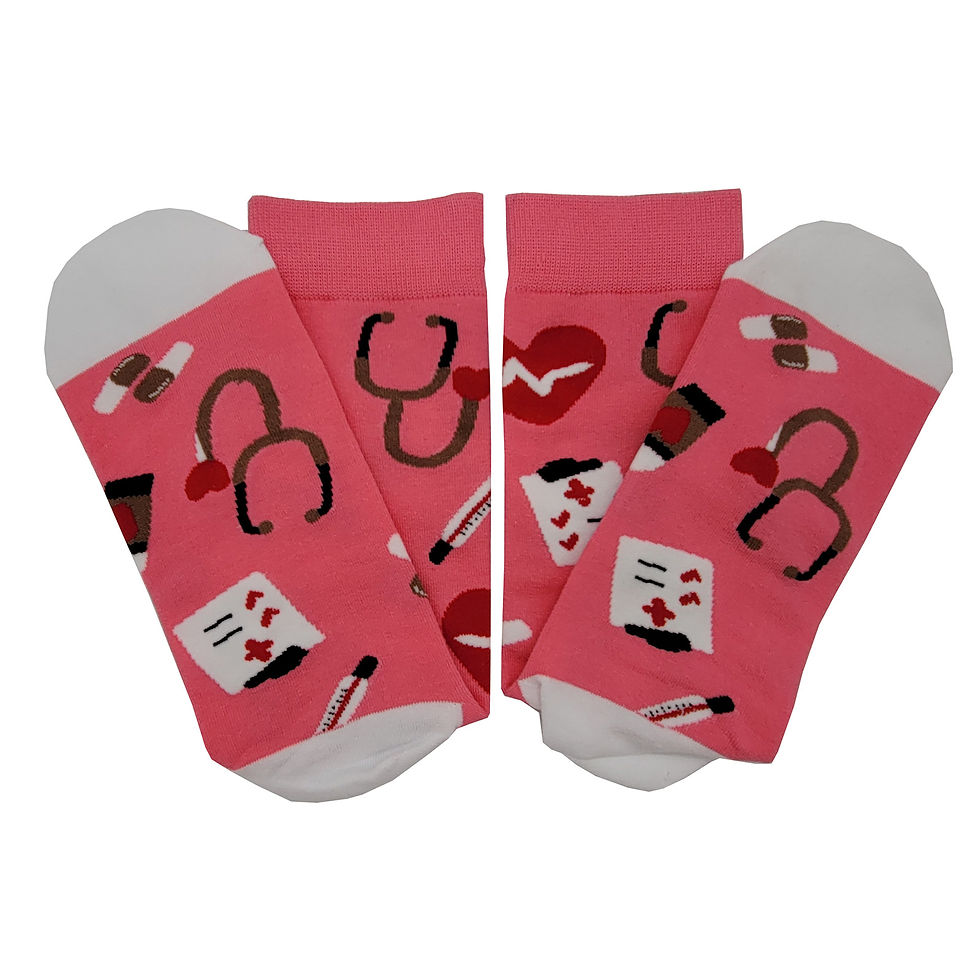 Миниатюра: Medical Themed Socks For Hospital Staff And Students