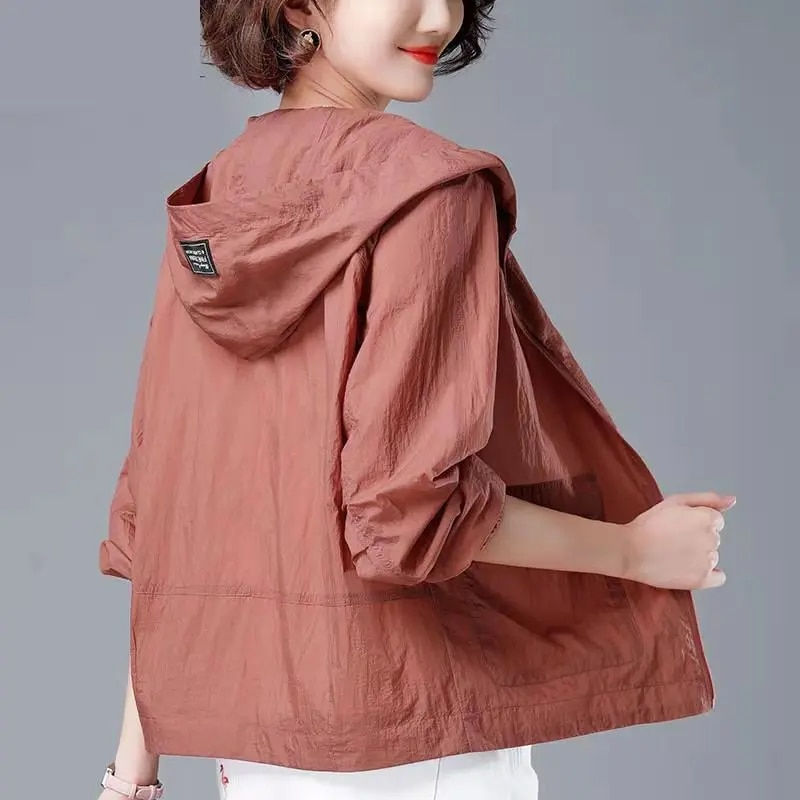 Thumbnail: Korean Fashion New Summer Casaco Feminino Solid Color Women's Spring Jacket 202