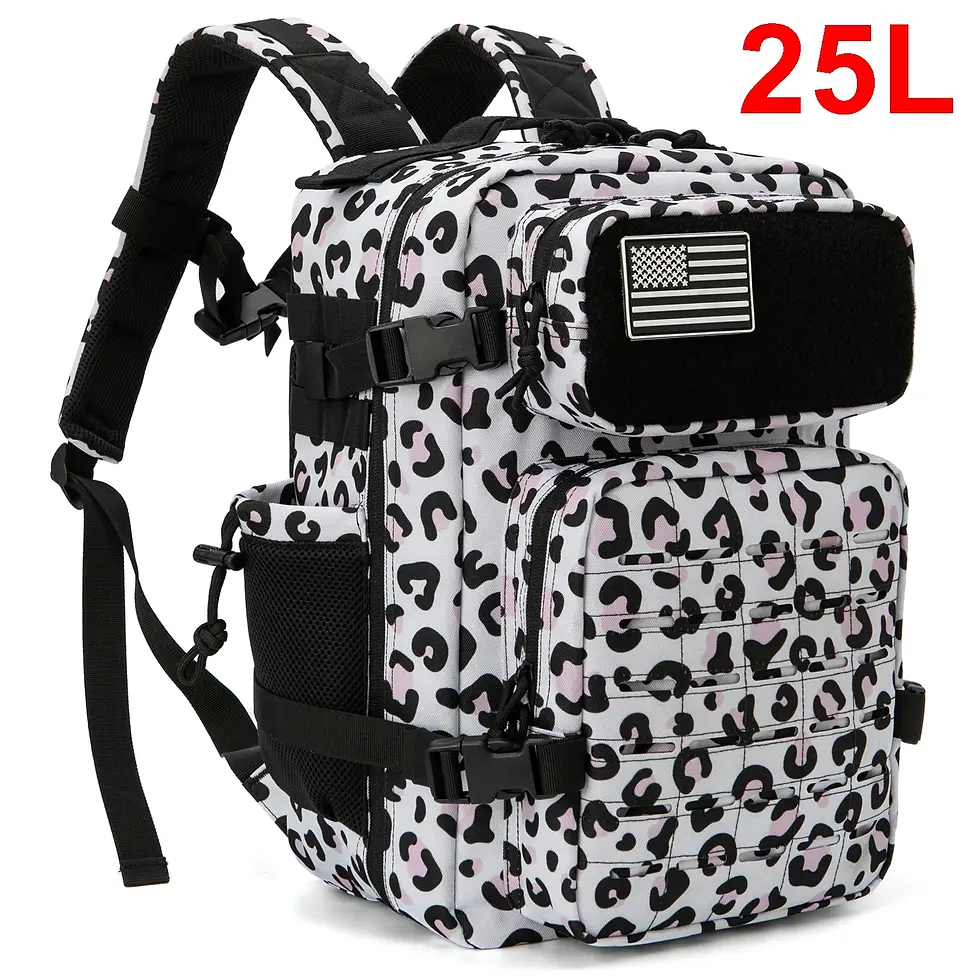 Thumbnail: QT&QY 25L/45L Tactical Backpack for Men and Women Outdoor Survival Bug Out Bag 