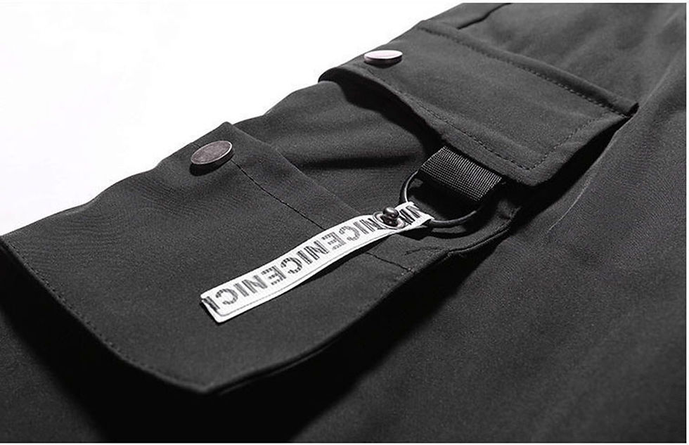 Miniature : Man Pants Tracksuit Outfit Sportswear Baggy Cargo Pants Gym Workwear Straight B