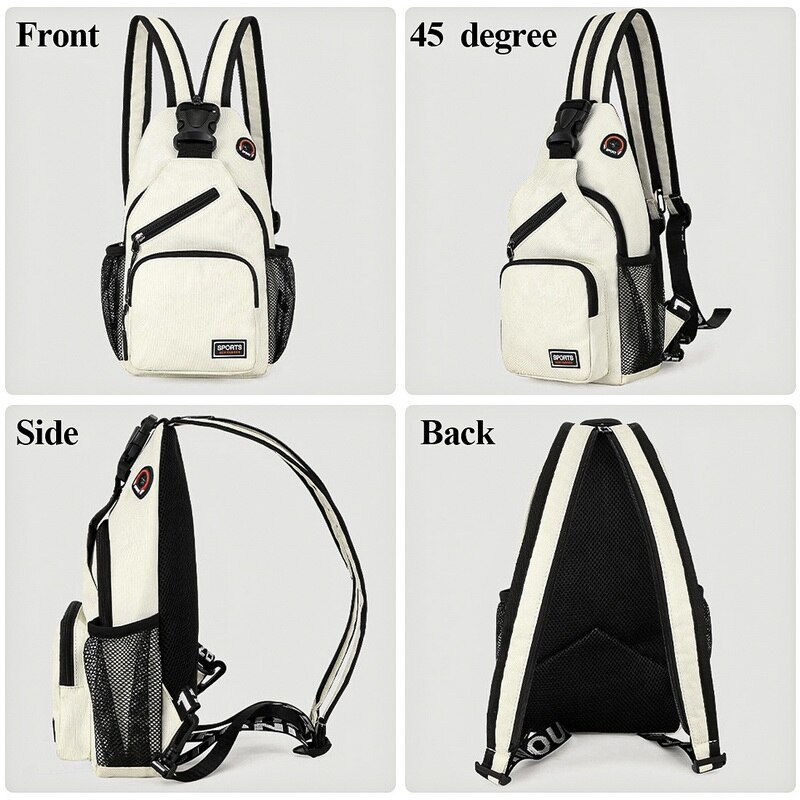 Thumbnail: New Shoulder Bag Man 2022 Casual Chest Business Male MultiFunctional Women Back
