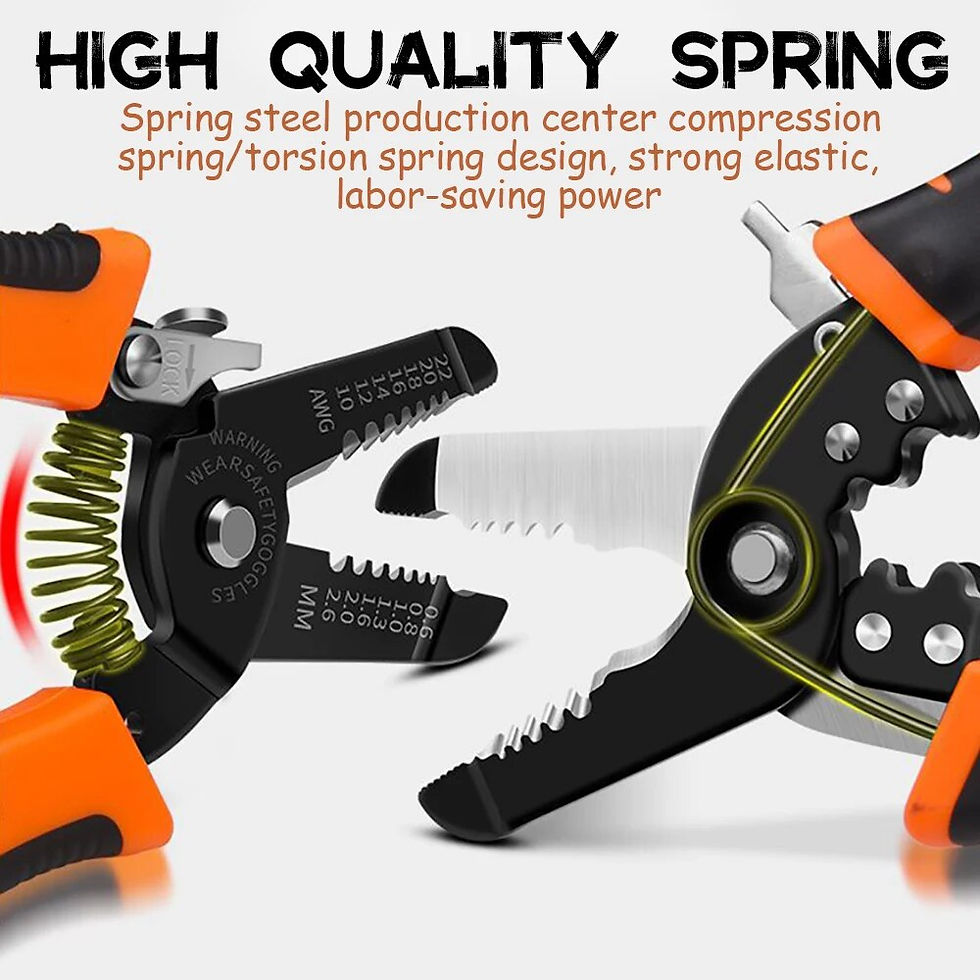 Thumbnail: 10 in 1 Wire Pliers Stripper Multifunctional Electrician Peeling Household Netw