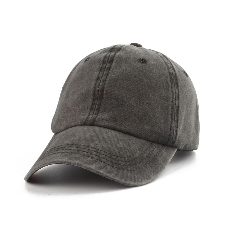Thumbnail: 2023 New Vintage Washed Cotton Baseball Cap Parent Kids Sun Hats For Boy Girl S