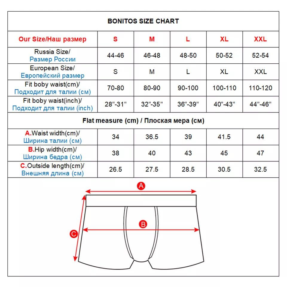 Thumbnail: 5Pcs Men's Panties Cotton Boxer Sexy Man Boxers Underwear Shorts Lots Male Boxe