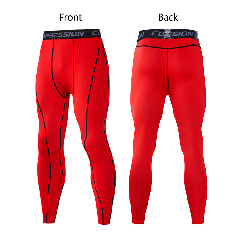 Thumbnail: Men's Compression Pants Cycling Running Basketball Soccer Elasticity Sweatpants