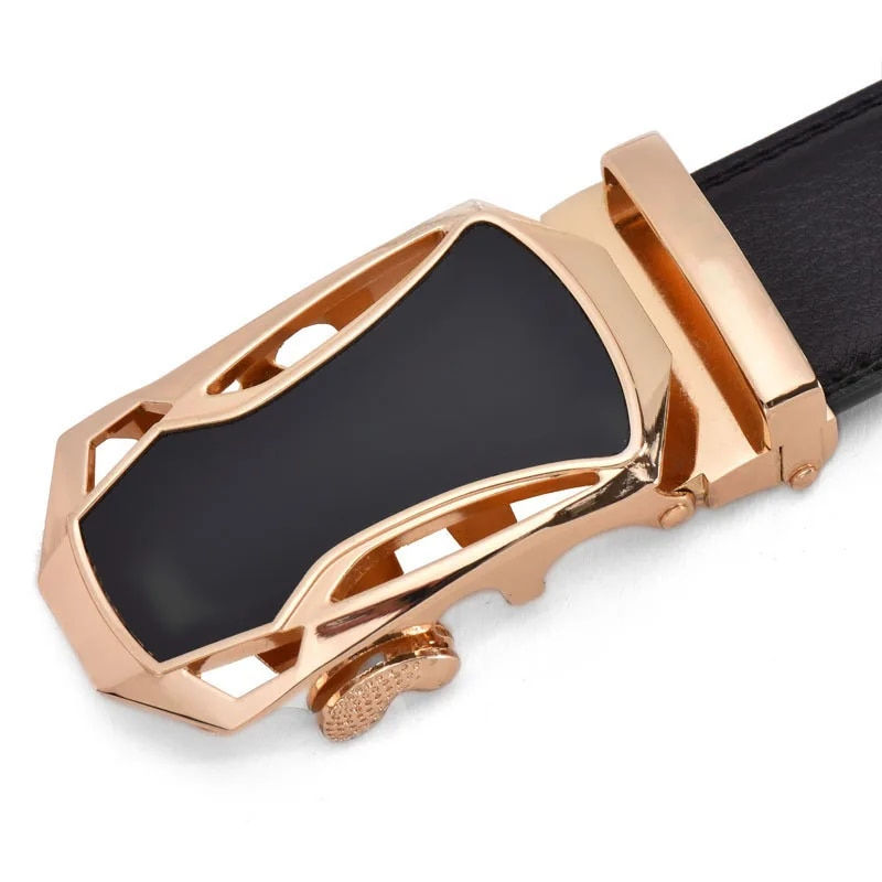 Thumbnail: New Famous Brand Belt New Male Designer Automatic Buckle Leather Men Belt 3.5cm