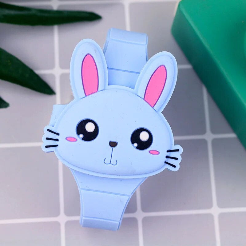 Miniatura: LED Cartoon Rabbit Children Watches with Bratelet Lovely Rabbit Electronic Girl