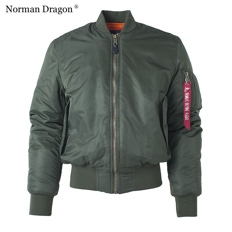Military tactical Male Army MA-1 Flight Bomber Jacket Baseball Varsity College
