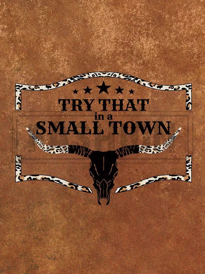 Miniatura: Try That In A Small Town Printed Leggings