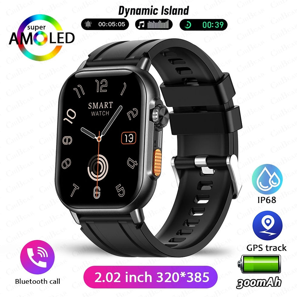 Thumbnail: 2024 NEW Smart Watch 9 NFC BT Call Heart Rate Sport Fitness 320*385 HD Screen W