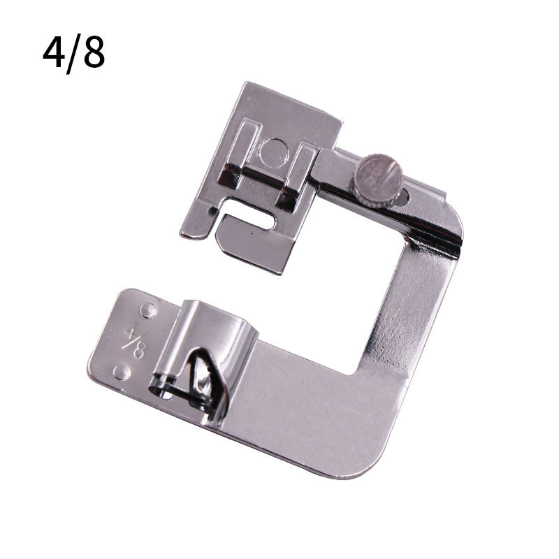 Thumbnail: 3 Pcs Adjustable Wide Rolled Hem Presser Foot Sewing Machine Foot Narrow Rolled