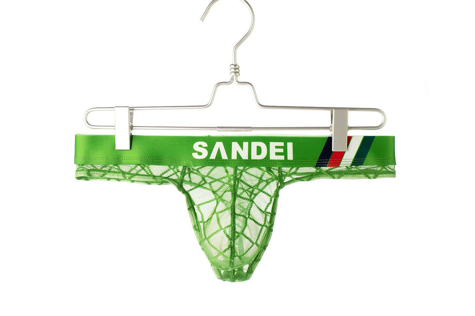 Imej kecil: Men Underwear Brief Sexy Gay Seamless Pouch Briefs Ice Silk Underpants Jock Str